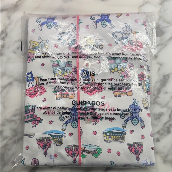 Roller Rabbit Limited edition Washington DC printed pajamas size small - NEW - Picture 6 of 9